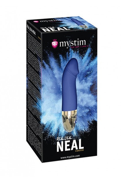 MYSTIM - REAL DEAL NEAL VIBRATOR, BLUE