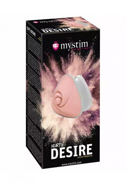 MYSTIM - HEART.S DESIRE LAYONVIBRATOR, ROSE