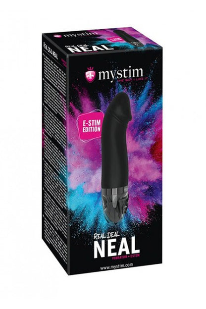 MYSTIM - REAL DEAL NEAL ESTIMVIBRATOR, BLACK
