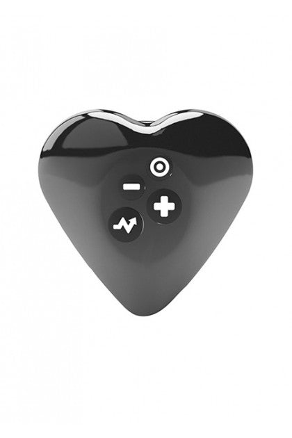 Mystim Heart.s Desire eStim layonvibrator, Black
