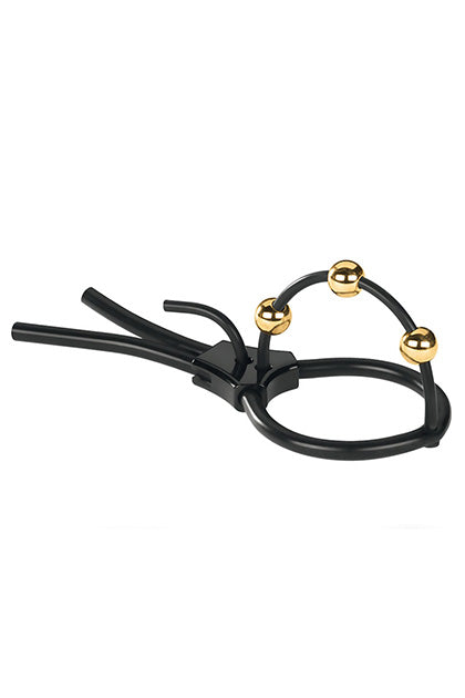 MYSTIM PEARLY PETE - CORONA STRAP WITH GOLDEN BALLS