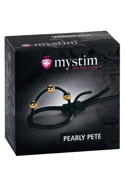 MYSTIM PEARLY PETE - CORONA STRAP WITH GOLDEN BALLS