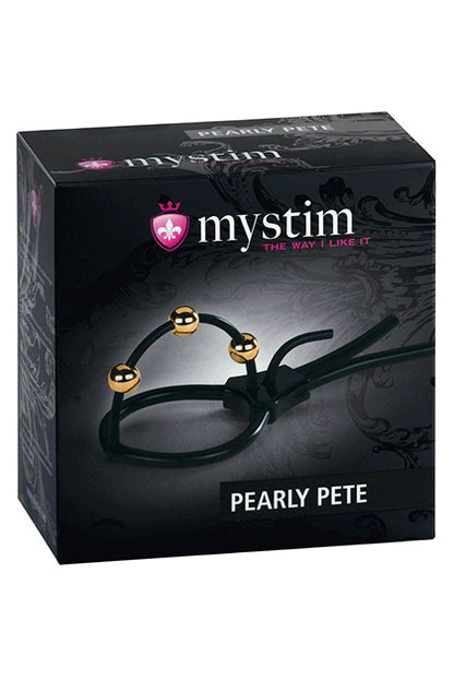 MYSTIM PEARLY PETE - CORONA STRAP WITH GOLDEN BALLS