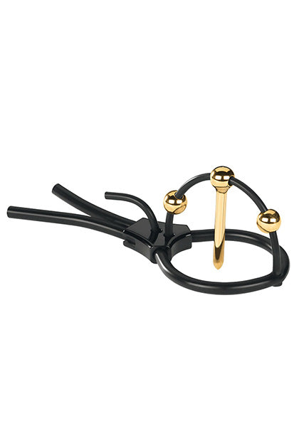 MYSTIM - PLUNGING PETE - CORONA STRAP WITH URETHRAL SOUND