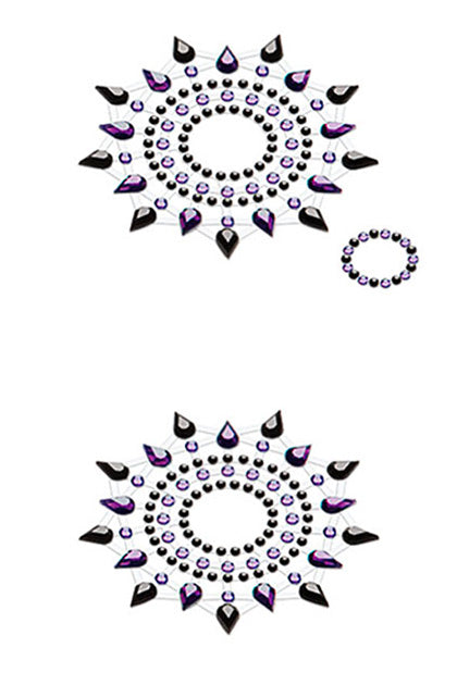 PETITS JOUJOUX - GLORIA - BLACK/PURPLE - SET OF 2