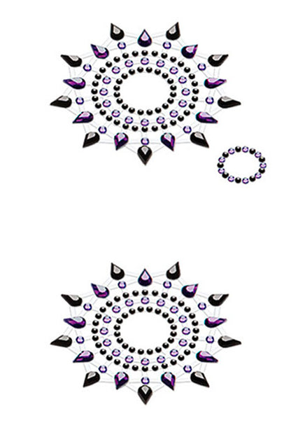 PETITS JOUJOUX - GLORIA - BLACK/PURPLE - SET OF 2
