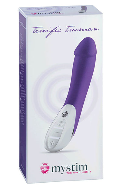 MYSTIM TERRIFIC TRUMAN VIBRATOR, DEEP PURPLE