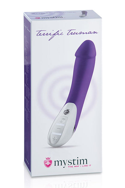 MYSTIM TERRIFIC TRUMAN VIBRATOR, DEEP PURPLE