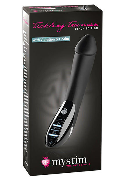 MYSTIM - TICKLING TRUMAN ESTIM VIBRATOR, BLACK EDITION