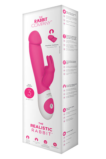 THE RABBIT COMPANY - REALISTIC RABBIT HOT PINK