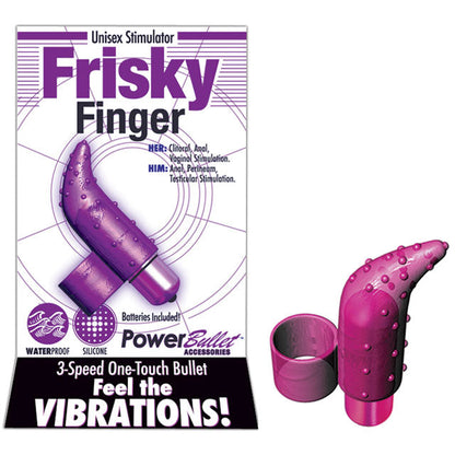 BMS - FRISKY FINGER MASSAGER W POWER BULLET