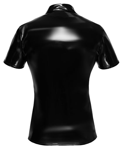 BLACK LEVEL - VINYL POLO SHIRT