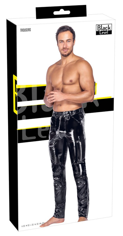 BLACK LEVEL - VINYL TROUSERS