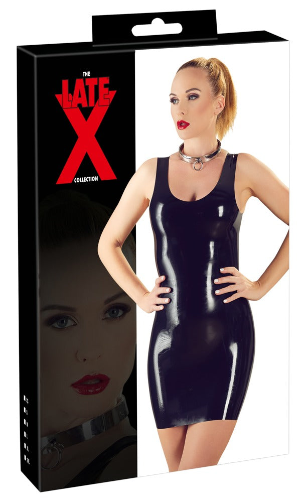 LATE X - LATEX MINI DRESS