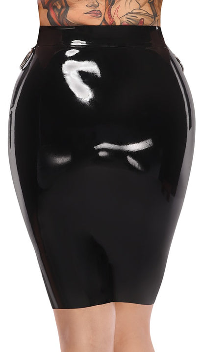 LATE X - LATEX SKIRT