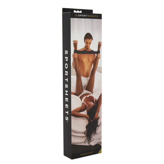 SPORTSHEETS - ADJUSTABLE BONDAGE BAR BLACK