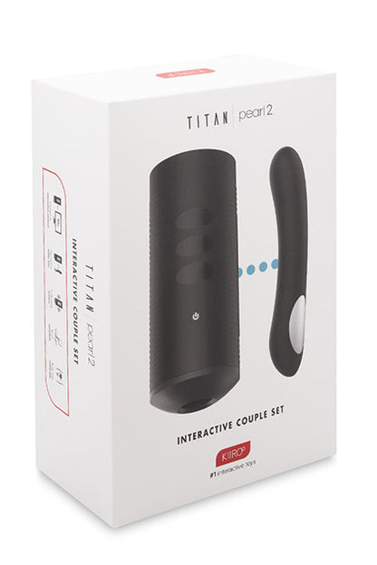 KIIROO - TITAN & PEARL2 COUPLE SET BLACK