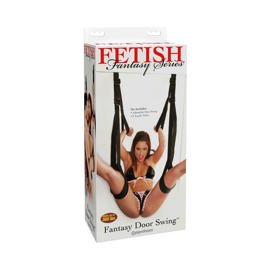 PIPEDREAM - FETISH FANTASY SERIES ADJUSTABLE FANTASY DOOR SWING BLACK
