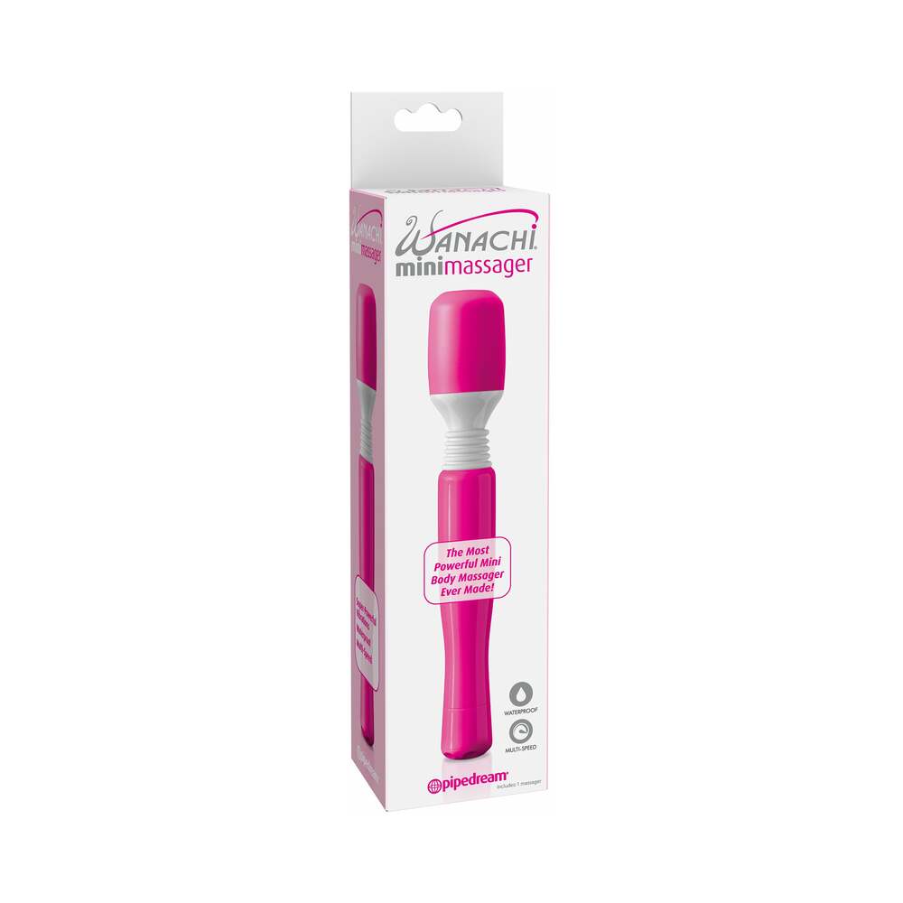 PIPEDREAM - MINI WANACHI WATERPROOF MASSAGER FLEXIBLE SILICONE WAND VIBRATOR