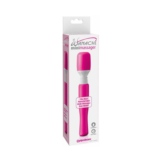 PIPEDREAM - MINI WANACHI WATERPROOF MASSAGER FLEXIBLE SILICONE WAND VIBRATOR