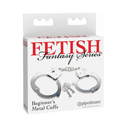 PIPEDREAM - FETISH FANTASY SERIES BEGINNER'S METAL CUFFS