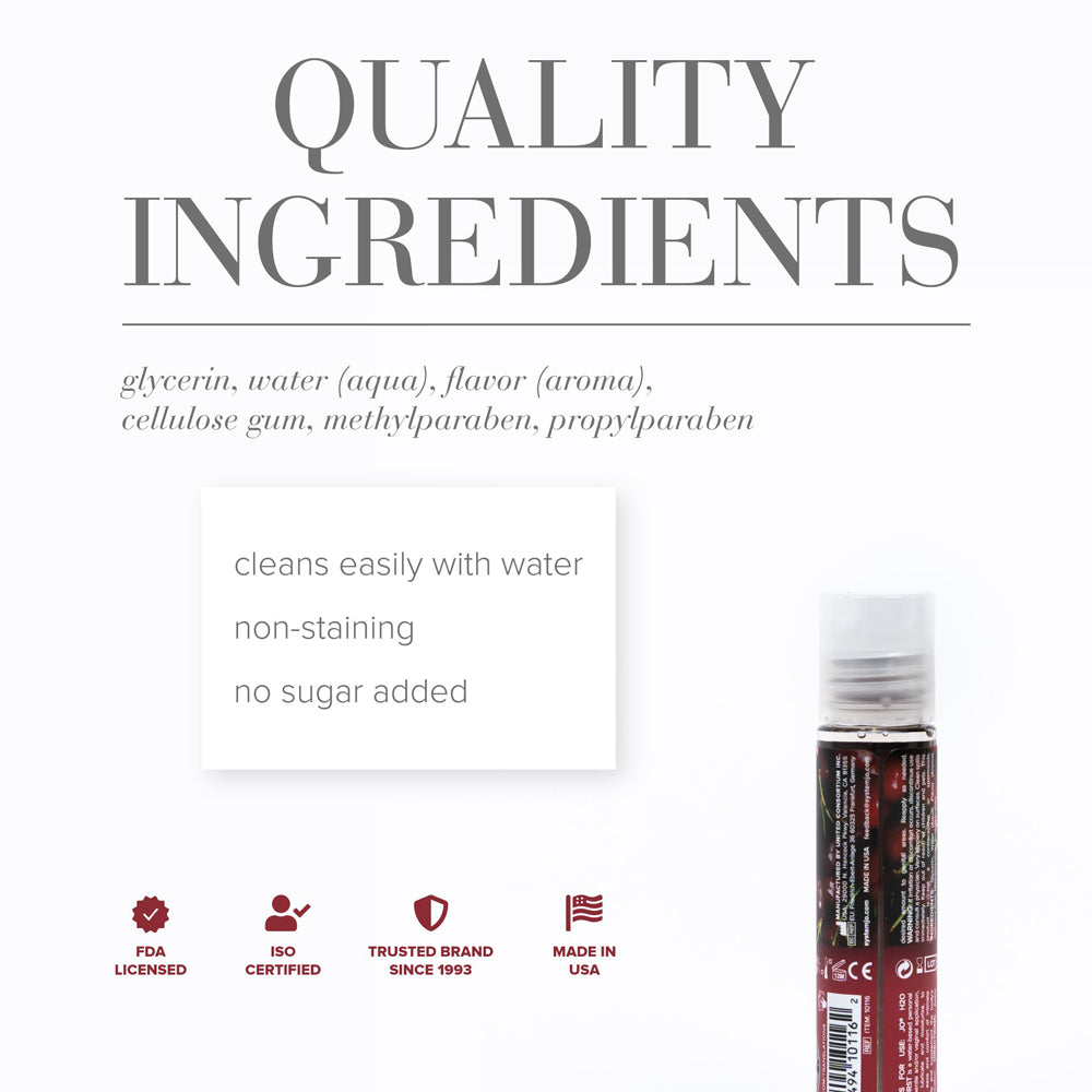 LUBRIFICANTE À BASE DE ÁGUA COM SABOR A CHERRY BURST SYSTEM JO - JO H2O 30 ML