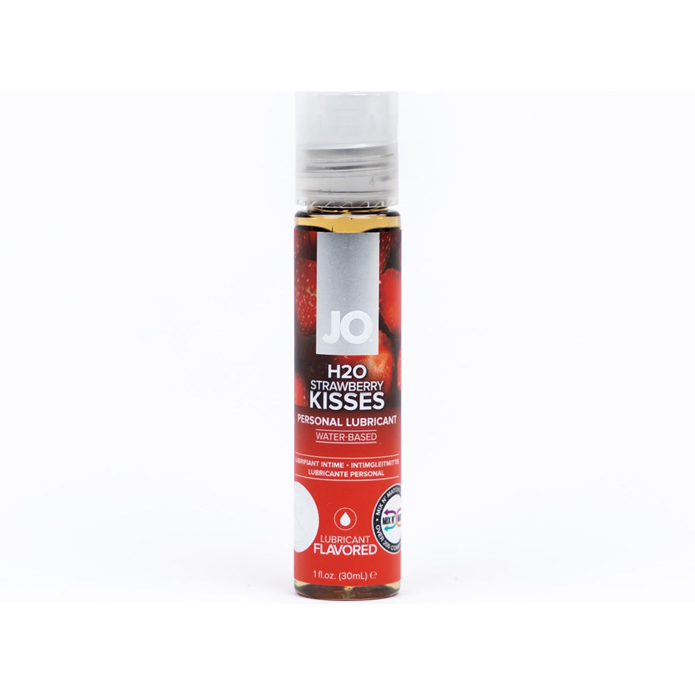 SYSTEM JO - JO H2O STRAWBERRY KISSES FLAVORED WATER-BASED LUBRICANT 1 OZ.
