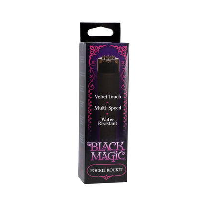 DOC JOHNSON - BLACK MAGIC POCKET ROCKET MASSAGER