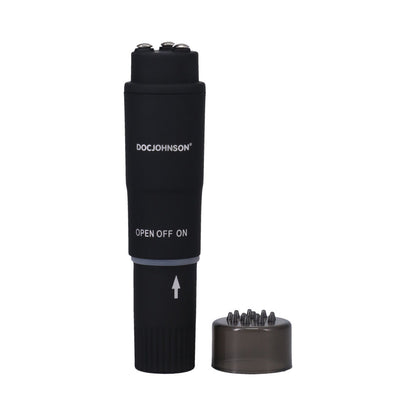 DOC JOHNSON - BLACK MAGIC POCKET ROCKET MASSAGER