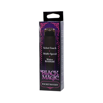 DOC JOHNSON - BLACK MAGIC POCKET ROCKET MASSAGER