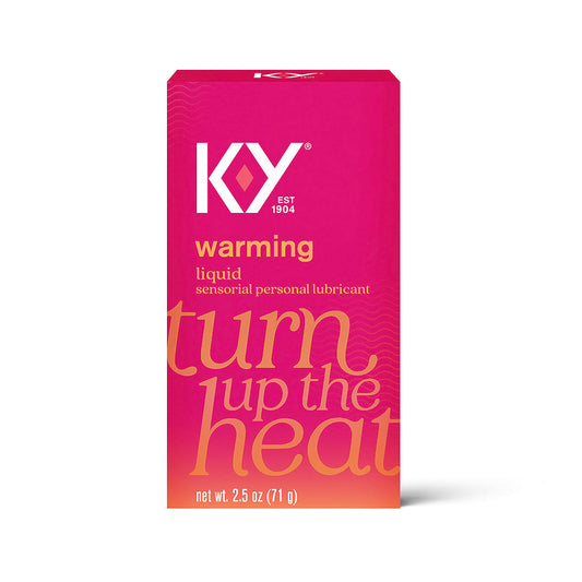 K-Y - WARMING LIQUID PERSONAL LUBRICANT 2.5 OZ.