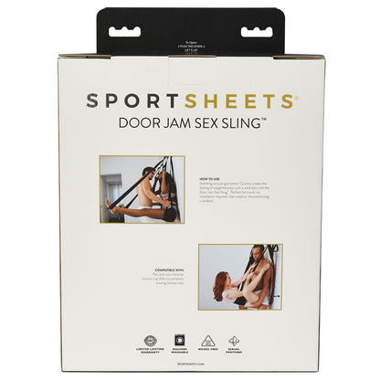 SPORTSHEETS - ADJUSTABLE DOOR JAM SEX SLING BLACK