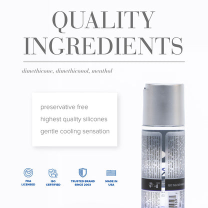 SYSTEM JO - JO PREMIUM COOLING SILICONE-BASED LUBRICANT 2 OZ.