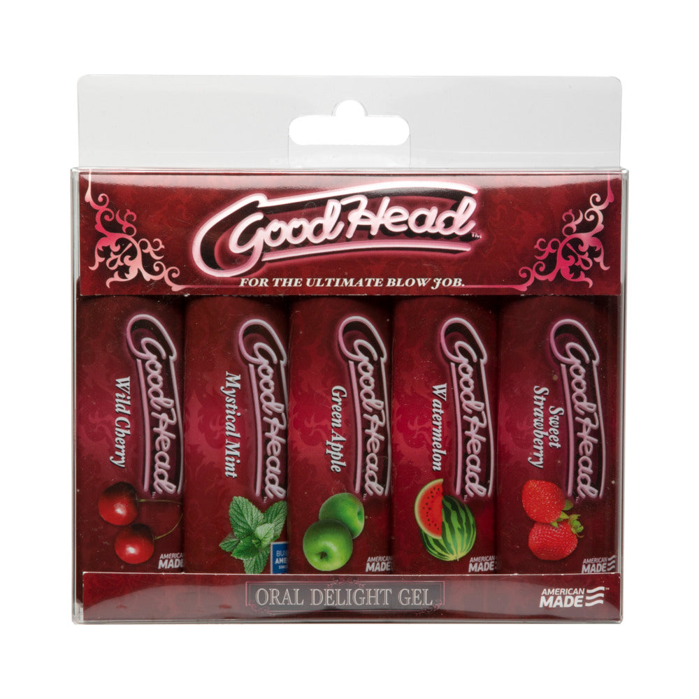 DOC JOHNSON - GOODHEAD - ORAL DELIGHT GEL - 5 PACK