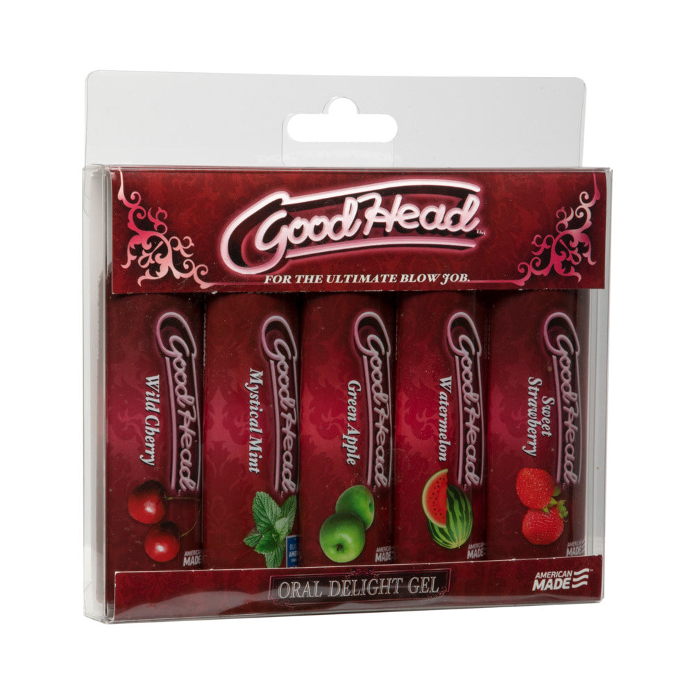 DOC JOHNSON - GOODHEAD - ORAL DELIGHT GEL - 5 PACK