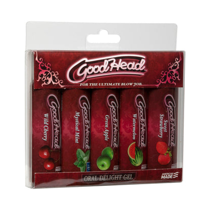 DOC JOHNSON - GOODHEAD - ORAL DELIGHT GEL - 5 PACK