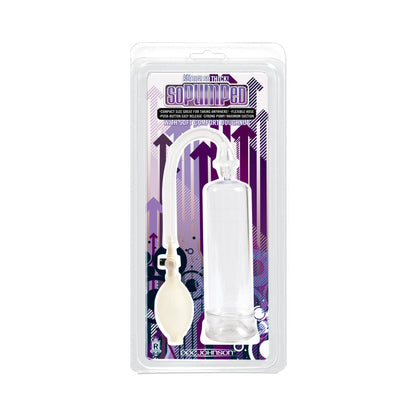 DOC JOHNSON - SO PUMPED PENIS PUMP WITHOUT SLEEVE (CLEAR)