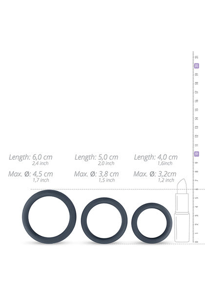 BONERS - 3 RING KIT (FLAT RINGS)