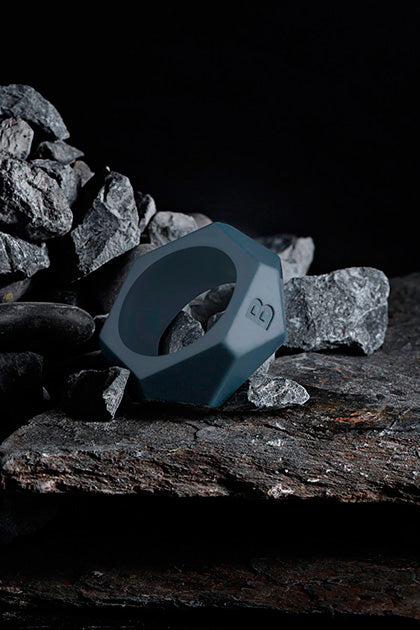 Diamond Cock Ring - Grey