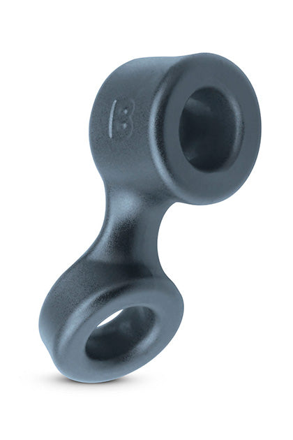 BONERS - COCK RING AND BALL STRETCHER - GREY