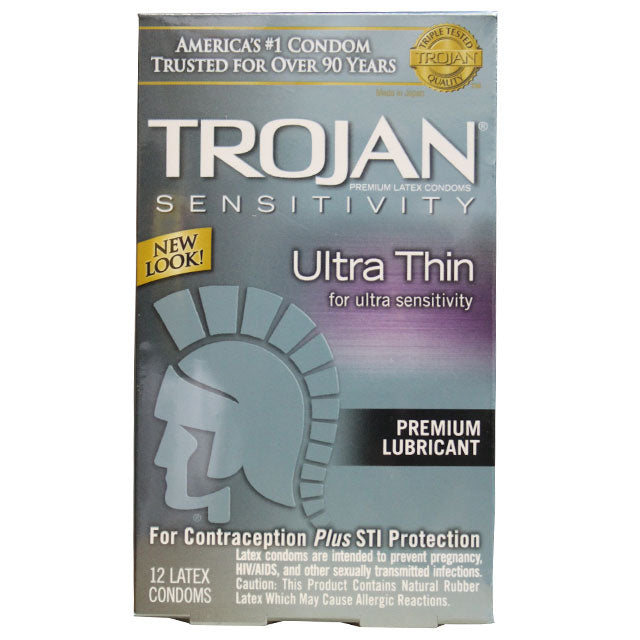 PARADISE MARKETING - TROJAN SENSITIVITY ULTRA THIN (12 UN.)