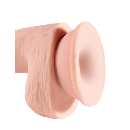 KING COCK - 3D DILDO TRIPLE DENSIDAD CON TESTÍCULOS PLUS 5 NATURAL