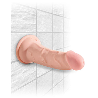 KING COCK - 3D DILDO TRIPLE DENSIDAD PLUS 5 NATURAL