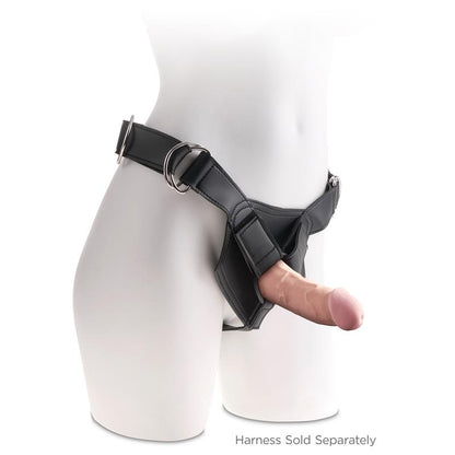 KING COCK - 3D DILDO TRIPLE DENSIDAD PLUS 6 NATURAL