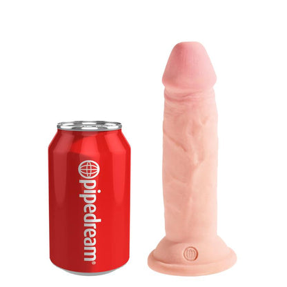 KING COCK - 3D DILDO TRIPLE DENSIDAD PLUS 6 NATURAL