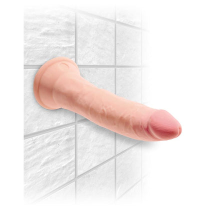 KING COCK - 3D DILDO TRIPLE DENSIDAD PLUS 7 NATURAL