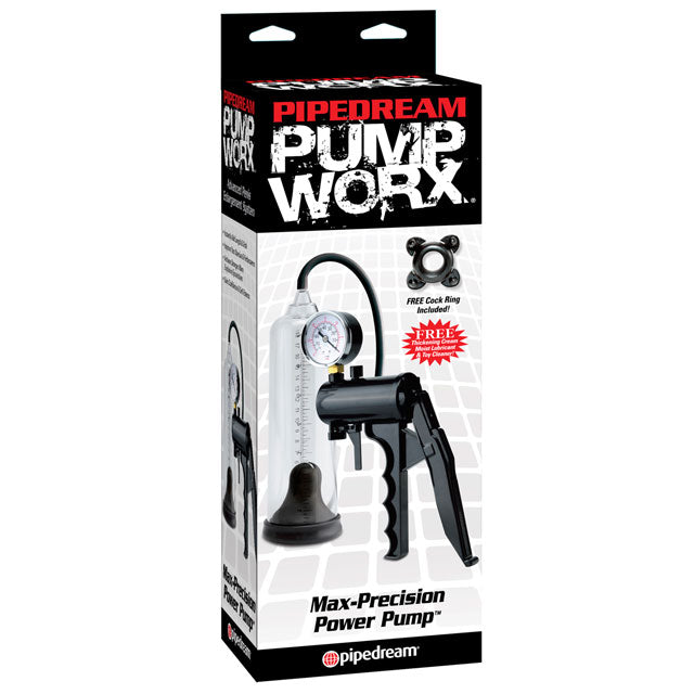 PIPEDREAM - PUMP WORX MAX-PRECISION POWER PUMP CLEAR/BLACK