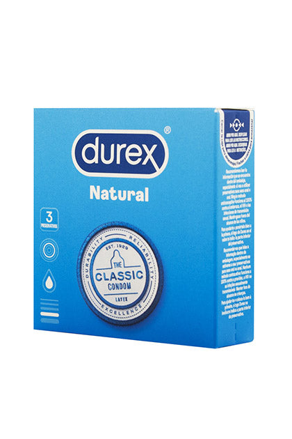 DUREX NATURAL 3 Uds CLASSIC