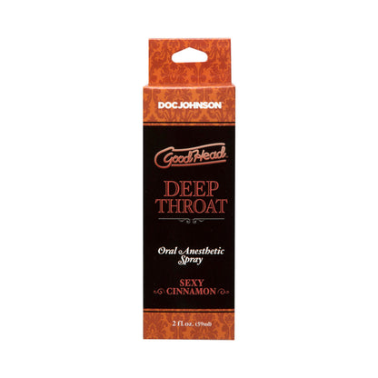 DOC JOHNSON - GOODHEAD - SPRAY PARA GARGANTA PROFUNDA - CANELA SENSUAL