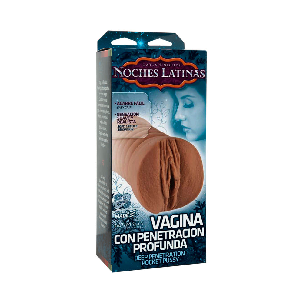 DOC JOHNSON - NOCHES LATINAS UR3 DEEP PEN POCKET PUSSY